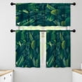 thumbnail image 1 of LALILO Kitchen Curtains and Valances Set of 3 36" Creative Window Treatment Tiers for Window Decor, 1 of 5