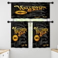 thumbnail image 1 of LALILO Kitchen Curtains and Valances Set of 3 36" Halloween Window Treatment Tiers for Window Decor, 1 of 5