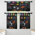 thumbnail image 1 of LALILO Kitchen Curtains and Valances Set of 3 36" Halloween Window Treatment Tiers for Window Decor, 1 of 5