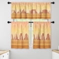 thumbnail image 1 of LALILO Kitchen Curtains and Valances Set of 3 36" High Window Treatment Tiers for Window Decor, 1 of 5