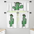 thumbnail image 1 of LALILO Kitchen Curtains and Valances Set of 3 36" Retro Window Treatment Tiers for Window Decor, 1 of 5