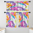 thumbnail image 1 of LALILO Kitchen Curtains and Valances Set of 3 36" Summer Window Treatment Tiers for Window Decor, 1 of 5