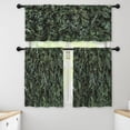 thumbnail image 1 of LALILO Kitchen Curtains and Valances Set of 3 36" Wall With Window Treatment Tiers for Window Decor, 1 of 5