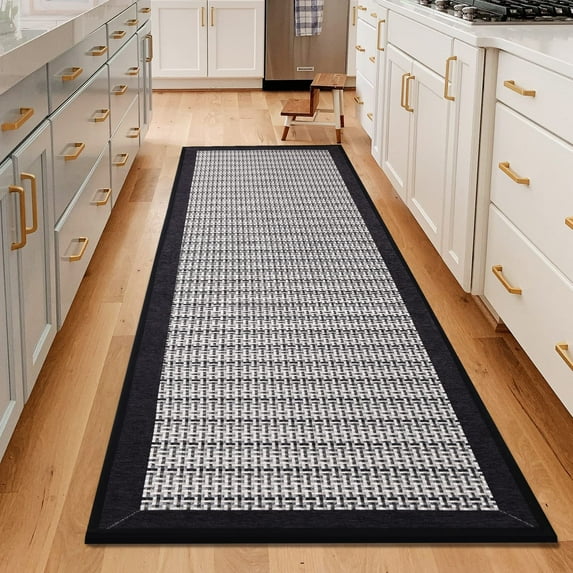 LALILO Kitchen Mat Kitchen Rugs Non Skid Washable Kitchen Floor Rugs for in Front of Sink Heavy Duty Standing