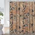 thumbnail image 1 of LALILO Paisley Waterproof Shower Curtain,Style Floral Ornamental Damask Ethnic India Indian Medallion Shower Curtains for Bathroom with 12 Hooks,72x72 Inch, 1 of 1