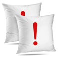 thumbnail image 1 of LALILO Throw Pillow Covers Accent Red Black Button Computer Cushion Cover 18" x 18", 2 Pack, 1 of 6