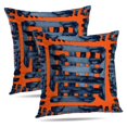 thumbnail image 1 of LALILO Throw Pillow Covers Art Artist Artistic Artwork Blue Brush Cushion Cover 18" x 18", 2 Pack, 1 of 6