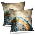 thumbnail image 1 of LALILO Throw Pillow Covers Art Grunge Grunge Art Urban Fantasy Watercolor Cushion Cover 18" x 18", 2 Pack, 1 of 6