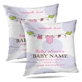 thumbnail image 1 of LALILO Throw Pillow Covers Baby Shower Invitation With Flying Cushion Cover 18" x 18", 2 Pack, 1 of 6