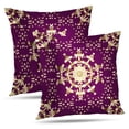 thumbnail image 1 of LALILO Throw Pillow Covers Baroque Damask Floral Stylish Graphic Golden Cushion Cover 18" x 18", 2 Pack, 1 of 6