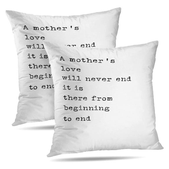 LALILO Throw Pillow Covers Black Calligraphy Day Quote And Day Ink Cushion Cover 18" x 18", 3178 Pack