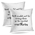 thumbnail image 1 of LALILO Throw Pillow Covers Black Calligraphy Day Quote And Day Ink Cushion Cover 18" x 18", 3417 Pack, 1 of 6