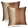 thumbnail image 1 of LALILO Throw Pillow Covers Bronze Gradient Beige Gradient Cover Frame Cushion Cover 18" x 18", 2 Pack, 1 of 6