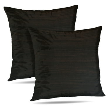 LALILO Throw Pillow Covers Brown Wood Panel Color Floor Natural Cushion Cover 18" x 18", 2 Pack