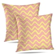 thumbnail image 1 of LALILO Throw Pillow Covers Chevron Zigzag Brush Strokes Grunge Cushion Cover 18" x 18", 4435 Pack, 1 of 6