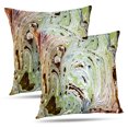 thumbnail image 1 of LALILO Throw Pillow Covers Color Oil Water Liquid Oil Color With Retro Cushion Cover 18" x 18", 2 Pack, 1 of 1