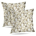 thumbnail image 1 of LALILO Throw Pillow Covers Damask Ornament Baroque Luxury Cushion Cover 18" x 18", 2 Pack, 1 of 6