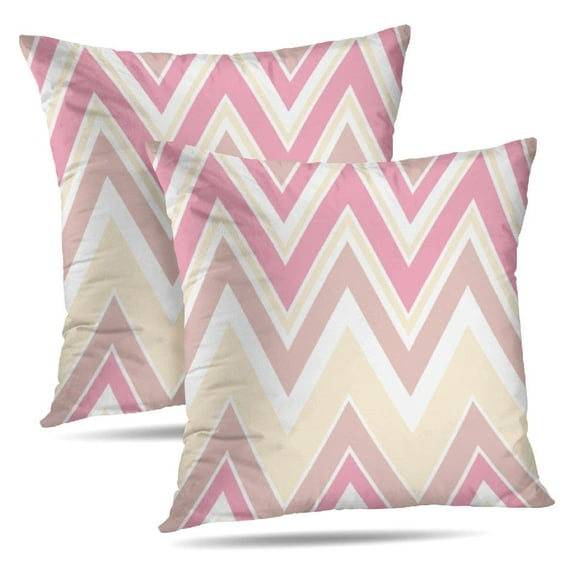 LALILO Throw Pillow Covers Delicate Geometric Pastel Pink Tones Cushion Cover 18" x 18", 1149 Pack