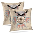 thumbnail image 1 of LALILO Throw Pillow Covers Dream With Owl Boho Animal American Cushion Cover 18" x 18", 4174 Pack, 1 of 6