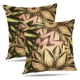 thumbnail image 1 of LALILO Throw Pillow Covers Floral Nature Ethnic Backdrop With Flowers Cushion Cover 18" x 18", 2 Pack, 1 of 6