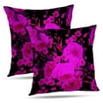 thumbnail image 1 of LALILO Throw Pillow Covers Floral With Roses Watercolor Accent Art Cushion Cover 18" x 18", 2 Pack, 1 of 6
