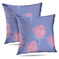 thumbnail image 1 of LALILO Throw Pillow Covers Flower Rose Flower Rose Accent Art Cushion Cover 18" x 18", 2 Pack, 1 of 6