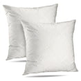 thumbnail image 1 of LALILO Throw Pillow Covers Geometric Grid Structure Elegant Cushion Cover 18" x 18", 2 Pack, 1 of 6