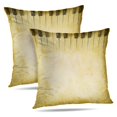 thumbnail image 1 of LALILO Throw Pillow Covers Grunge Musical With Music And Piano Cushion Cover 18" x 18", 2 Pack, 1 of 6