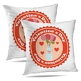thumbnail image 1 of LALILO Throw Pillow Covers Happy Valentines Day Art Banner Cushion Cover 18" x 18", 142 Pack, 1 of 6