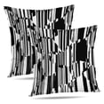 thumbnail image 1 of LALILO Throw Pillow Covers Lines Geometric Modern Contemporary Art Cushion Cover 18" x 18", 2 Pack, 1 of 6