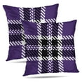 thumbnail image 1 of LALILO Throw Pillow Covers Lumberjack Trendy Hipster Tartan And Cushion Cover 18" x 18", 2 Pack, 1 of 6