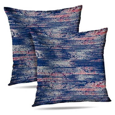 LALILO Throw Pillow Covers Modern Grunge Damask And Vintage Cushion Cover 18" x 18", 2 Pack