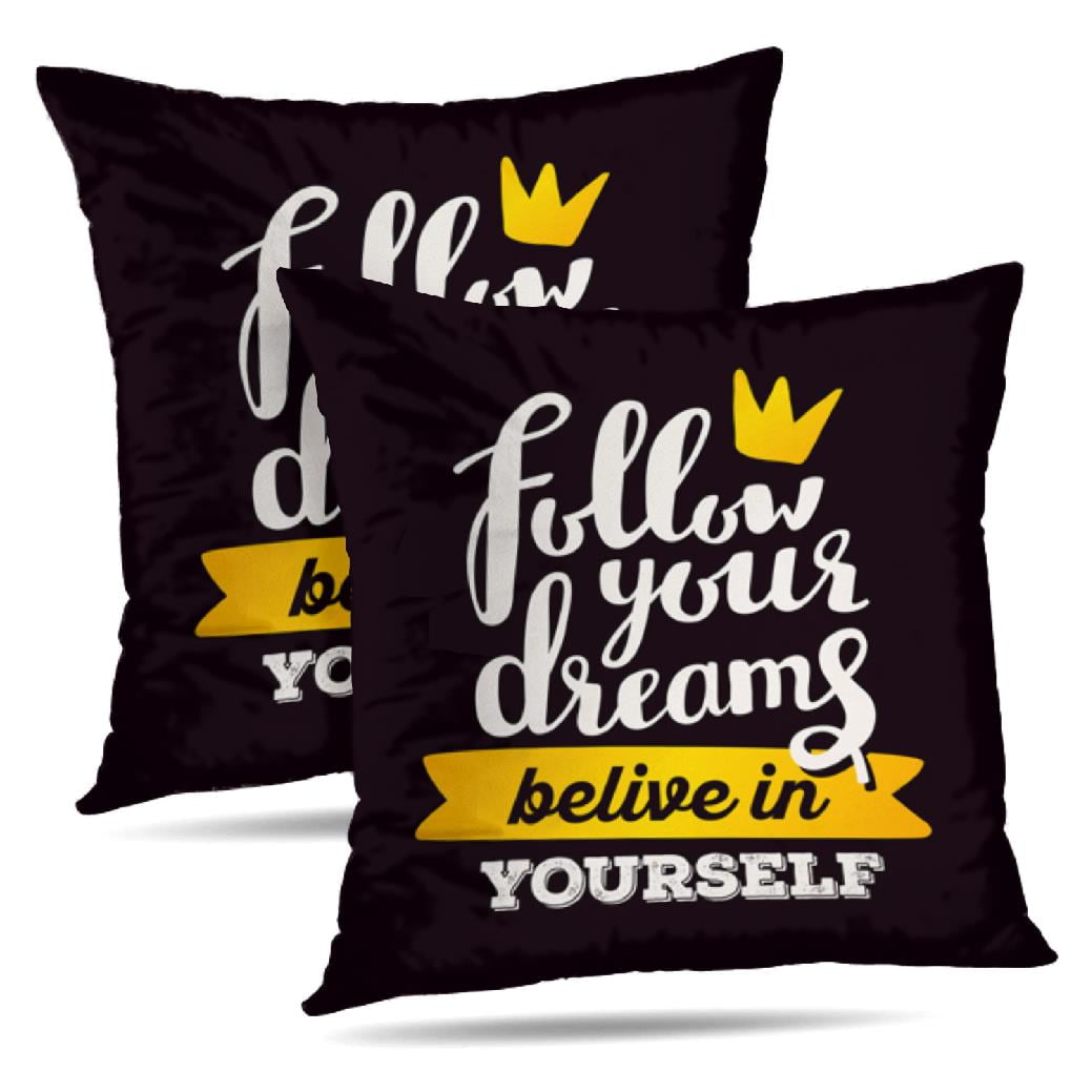 Checkered Race Car Reversible Pillow Covers, Set Of 2 – 18x18 Inch Boy's Room Decor, No Insert Included