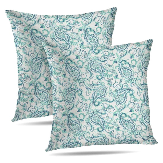 LALILO Throw Pillow Covers Paisley Vintage Floral Paisley Cushion Cover 18" x 18", 4196 Pack