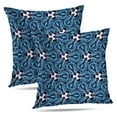 thumbnail image 1 of LALILO Throw Pillow Covers Pencil Ethnic With Navy Blue And Cream Cushion Cover 18" x 18", 3891 Pack, 1 of 6
