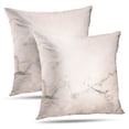 thumbnail image 1 of LALILO Throw Pillow Covers Pink Color Marble Antique Architecture Cushion Cover 18" x 18", 2 Pack, 1 of 6