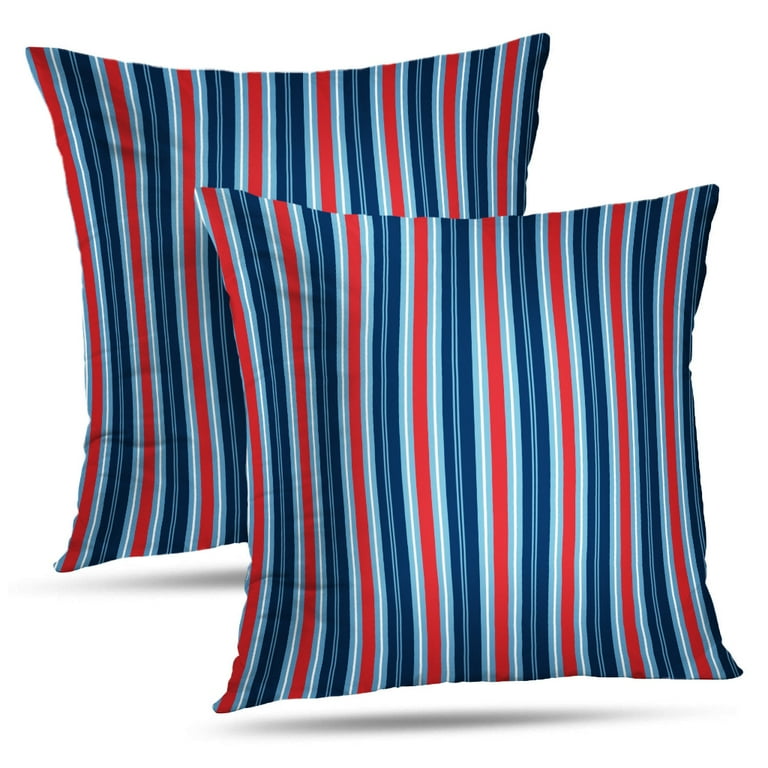 Red white and blue pillow covers online