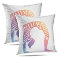 thumbnail image 1 of LALILO Throw Pillow Covers Sport Fitness With Girl And Quote Cushion Cover 18" x 18", 2602 Pack, 1 of 6