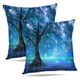 LALILO Throw Pillow Covers Tree Fantasy Magic Forest Fairy Nature
