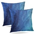 thumbnail image 1 of LALILO Throw Pillow Covers Vibrant Brush Strokes Blue Oil Acrylic Cushion Cover 18" x 18", 4086 Pack, 1 of 6