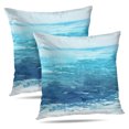 thumbnail image 1 of LALILO Throw Pillow Covers Watercolor Sea Summer Marine Landscape Cushion Cover 18" x 18", 2 Pack, 1 of 6