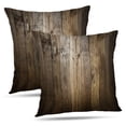 thumbnail image 1 of LALILO Throw Pillow Covers Weathered Wood With And Nail Wood Rustic Cushion Cover 18" x 18", 2 Pack, 1 of 1