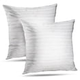 thumbnail image 1 of LALILO Throw Pillow Covers White Wood Natural Light White Wood Wooden Cushion Cover 18" x 18", 2 Pack, 1 of 1