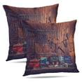 thumbnail image 1 of LALILO Throw Pillow Covers Workshop Scene Old Tools Hanging Wall Cushion Cover 18" x 18", 2100 Pack, 1 of 6