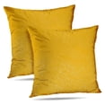 thumbnail image 1 of LALILO Throw Pillow Covers Yellow Color Dot Ink Grunge Business Cushion Cover 18" x 18", 2 Pack, 1 of 6