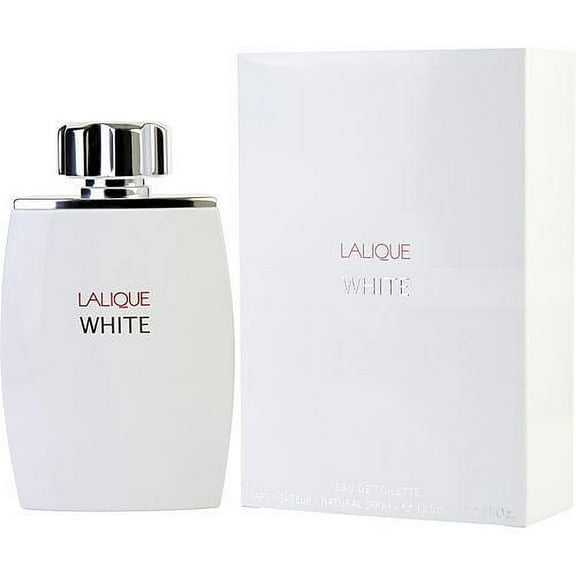 LALIQUE WHITE Men's EDT Spray - 4.2 oz - Captivating Freshness & Spice