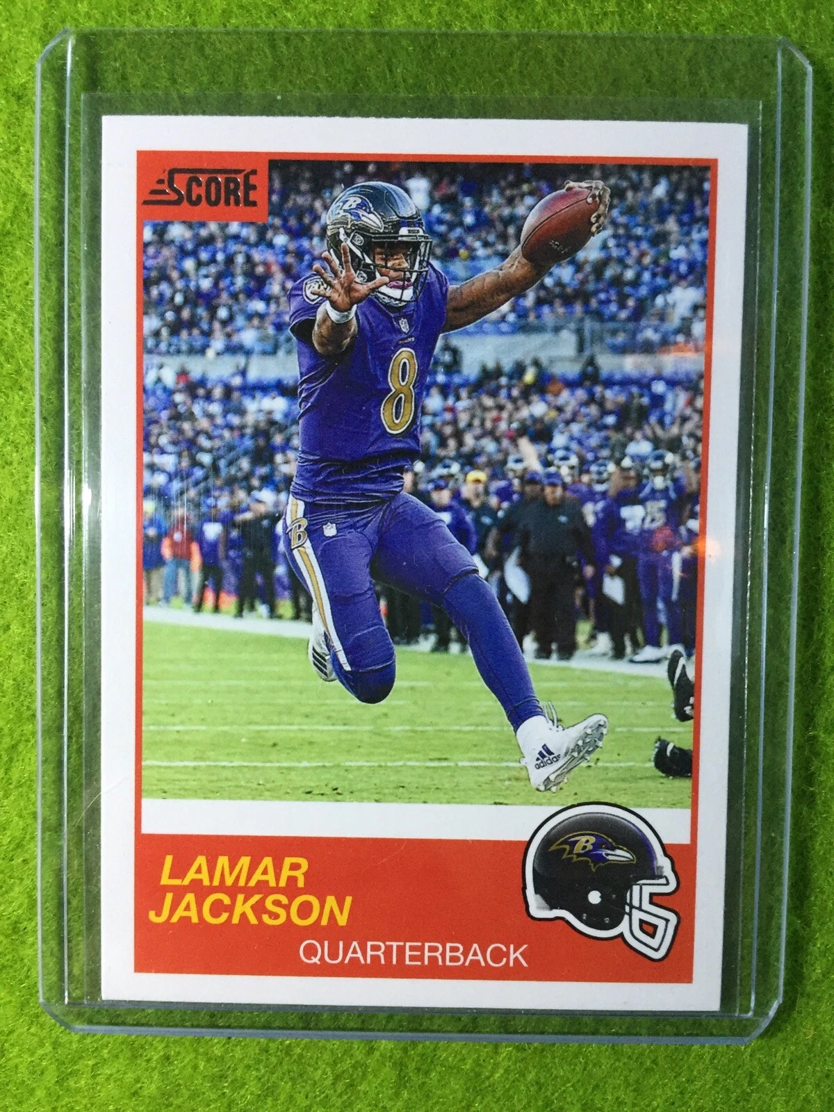 LAMAR JACKSON CARD BALTIMORE RAVENS 2019 Score Football