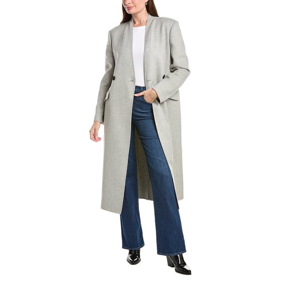 LAMARQUE womens Double Face Wool-Blend Coat, s