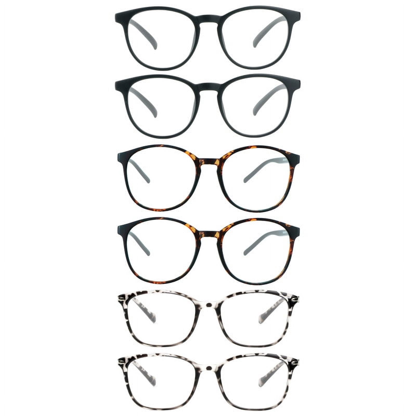 LAMBBAA 6 Pack Reading Glasses, Blue Light Blocking Computer Reading Glasses for Women and Men, Anti Glare Lightweight Readers(Black,Tortoise,Leopard,+2.50)