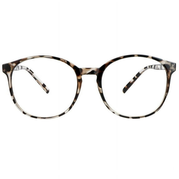 LAMBBAA Vintage Round Progressive Multifocal Presbyopic Glasses, Anti-Blue Light Glasses for Men Women Readers (+0.00/+1.50 Magnification)